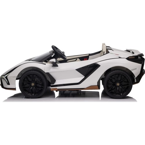 Pojazd elektryczny Lamborghini SIAN, biały