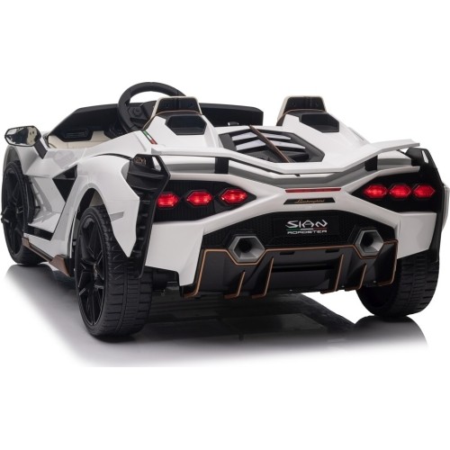 Pojazd elektryczny Lamborghini SIAN, biały