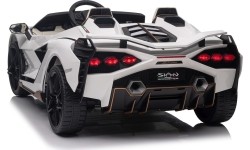 Pojazd elektryczny Lamborghini SIAN, biały