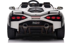Pojazd elektryczny Lamborghini SIAN, biały