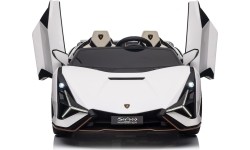 Pojazd elektryczny Lamborghini SIAN, biały