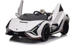 Pojazd elektryczny Lamborghini SIAN, biały