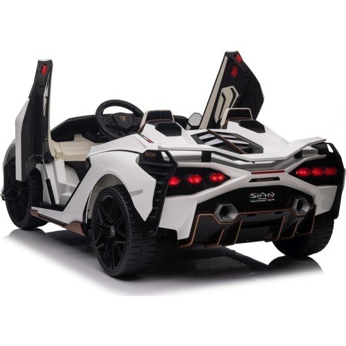 Pojazd elektryczny Lamborghini SIAN, biały