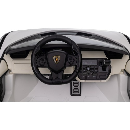 Pojazd elektryczny Lamborghini SIAN, biały