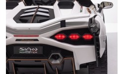 Pojazd elektryczny Lamborghini SIAN, biały