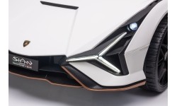 Pojazd elektryczny Lamborghini SIAN, biały