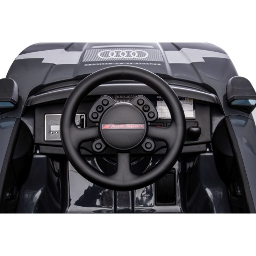 Pojazd Audi RSQ E-TRON w kolorze szarym