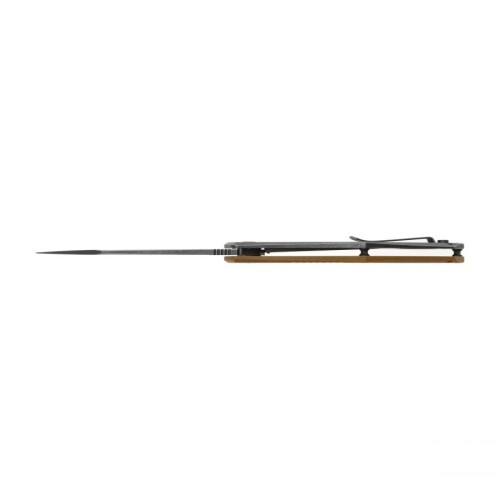 Brązowo-czarny nóż składany Ruike D191-W