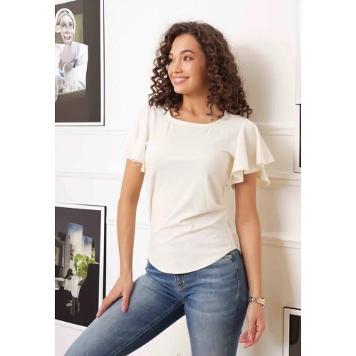 Glo Story Palaidinė Moterims White WPO 4440-2