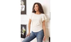 Glo Story Palaidinė Moterims White WPO 4440-2