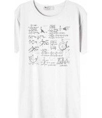 Glo Story Marškinėliai Vyrams White MPO 9309-1