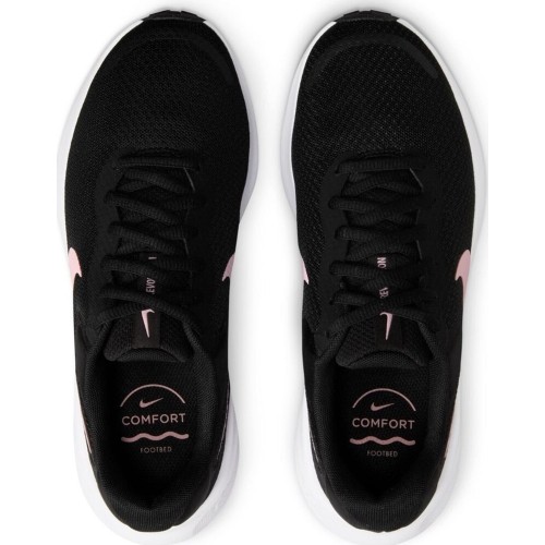 Nike Avalynė Moterims Revolution 7 Black White Pink FB2208 004