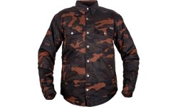 Koszulka motocyklowa BOS Lumberjack - Dark Camo