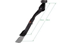 Aluminiowa noga podporowa FORCE E-Bike Eco 24-29". (czarna)