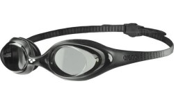 Pająk pływający w czarnym szkle, dym