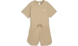 Puma Vientisas Sportinis Kostiumėlis Moterims Her Short Jumpsuit Cream 677891 83