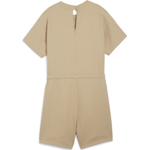 Puma Vientisas Sportinis Kostiumėlis Moterims Her Short Jumpsuit Cream 677891 83