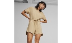 Puma Vientisas Sportinis Kostiumėlis Moterims Her Short Jumpsuit Cream 677891 83