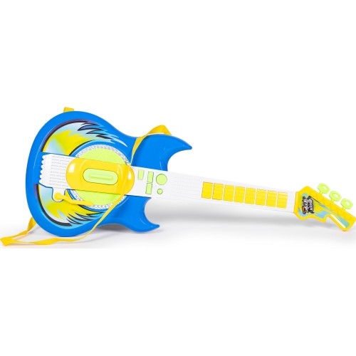 Zestaw gitara elektryczna mikrofon statyw dla dzieci mp3 - niebieska