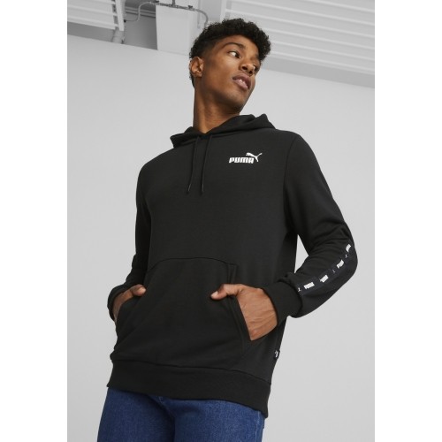 Bluza męska Puma Ess+ Tape Hoodie czarna 847385 01