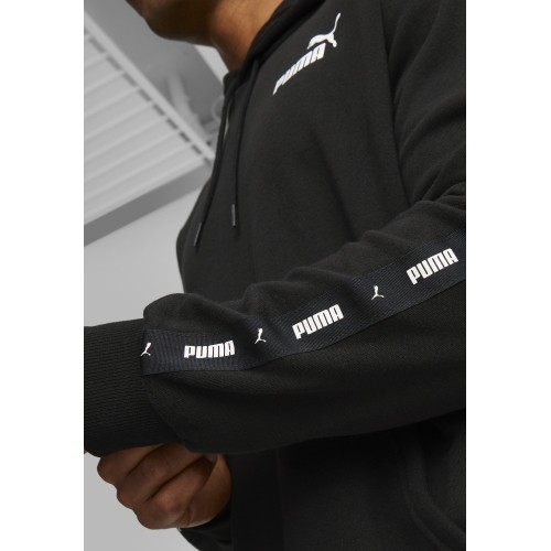 Bluza męska Puma Ess+ Tape Hoodie czarna 847385 01