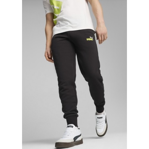 Puma męskie spodnie sportowe Ess+ 2 Col Logo Pants Black 586768 59