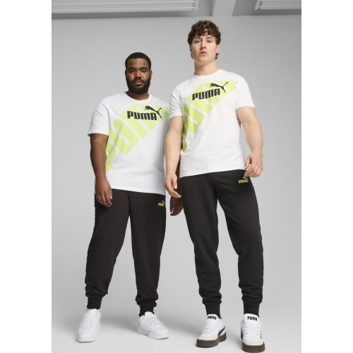 Puma męskie spodnie sportowe Ess+ 2 Col Logo Pants Black 586768 59