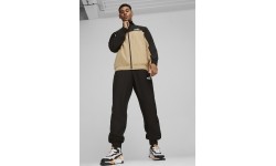 Puma męski dres Woven Tracksuit Black Cream 678887 83