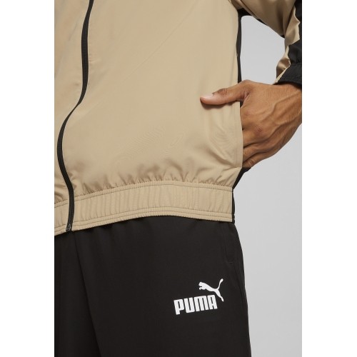 Puma męski dres Woven Tracksuit Black Cream 678887 83