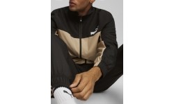 Puma męski dres Woven Tracksuit Black Cream 678887 83
