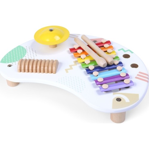 Stolik muzyczny z cymbałkami ECOTOYS +18 mies.