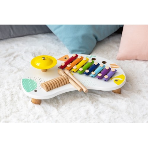 Stolik muzyczny z cymbałkami ECOTOYS +18 mies.