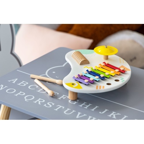 Stolik muzyczny z cymbałkami ECOTOYS +18 mies.
