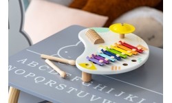 Stolik muzyczny z cymbałkami ECOTOYS +18 mies.