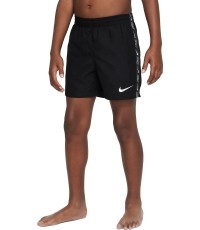 Szorty kąpielowe młodzieżowe Nike B Lgo Tape 4'' Volley Black NESSD794 001