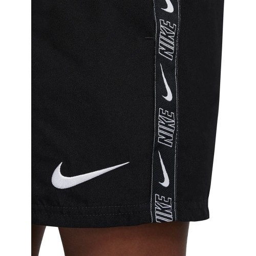 Szorty kąpielowe młodzieżowe Nike B Lgo Tape 4'' Volley Black NESSD794 001