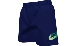 Szorty kąpielowe dla nastolatków Nike Nk B Scribble 4'' Volley Short niebieskie NESSE806 440