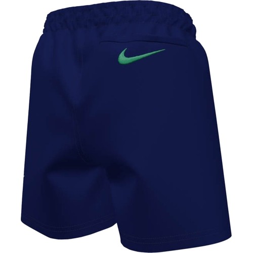 Szorty kąpielowe dla nastolatków Nike Nk B Scribble 4'' Volley Short niebieskie NESSE806 440