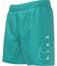 Szorty kąpielowe Nike dla młodzieży Nk B Split Lgo 4'' Volley Short Blue NESSC781 486