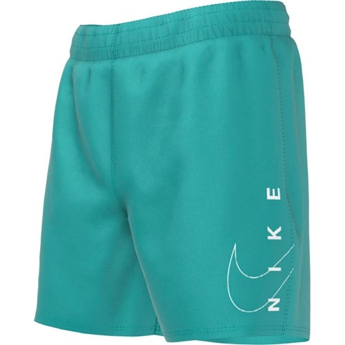 Szorty kąpielowe Nike dla młodzieży Nk B Split Lgo 4'' Volley Short Blue NESSC781 486