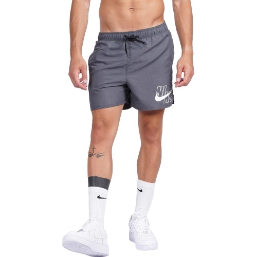 Nike męskie szorty kąpielowe Logo Solid 5" Gray NESSA566 018