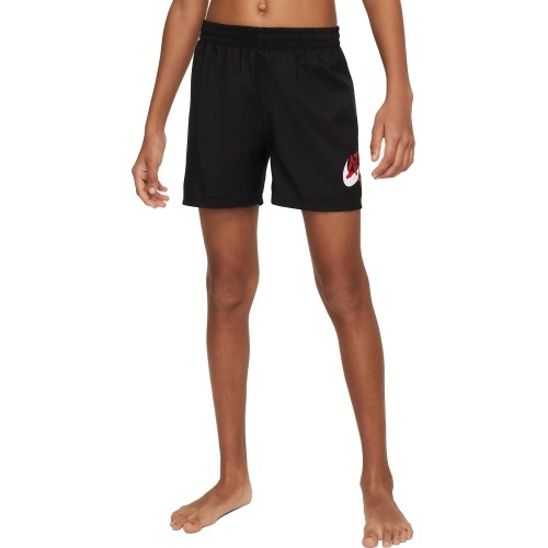 Nike szorty kąpielowe dla chłopców Nk B Scribble 4'' Volley Short Black NESSE806 001
