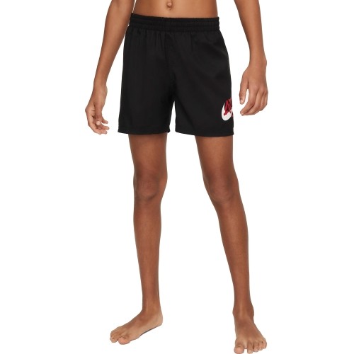 Nike szorty kąpielowe dla chłopców Nk B Scribble 4'' Volley Short Black NESSE806 001