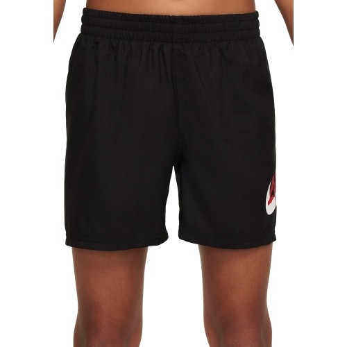 Nike szorty kąpielowe dla chłopców Nk B Scribble 4'' Volley Short Black NESSE806 001