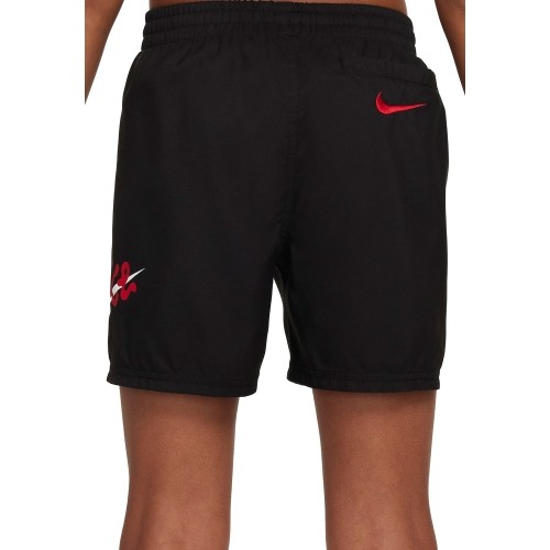 Nike szorty kąpielowe dla chłopców Nk B Scribble 4'' Volley Short Black NESSE806 001