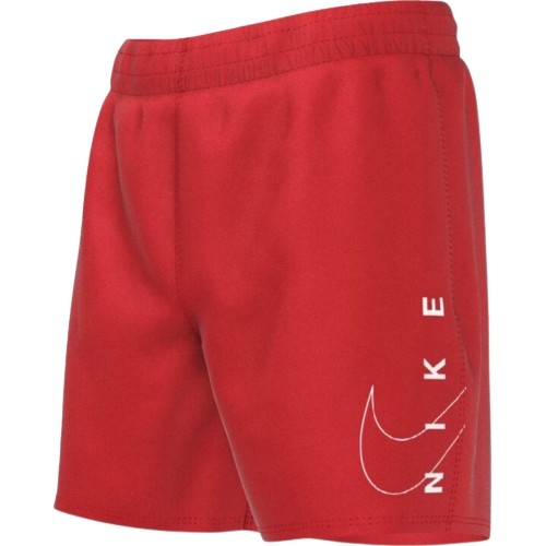 Szorty kąpielowe Nike dla młodzieży Nk B Split Lgo 4'' Volley Short Red NESSC781 614