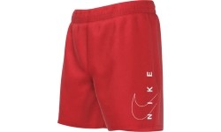 Szorty kąpielowe Nike dla młodzieży Nk B Split Lgo 4'' Volley Short Red NESSC781 614