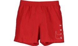 Szorty kąpielowe Nike dla młodzieży Nk B Split Lgo 4'' Volley Short Red NESSC781 614