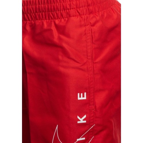Szorty kąpielowe Nike dla młodzieży Nk B Split Lgo 4'' Volley Short Red NESSC781 614