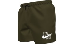 Męskie szorty kąpielowe Nike Logo Solid 5" khaki NESSA566 240
